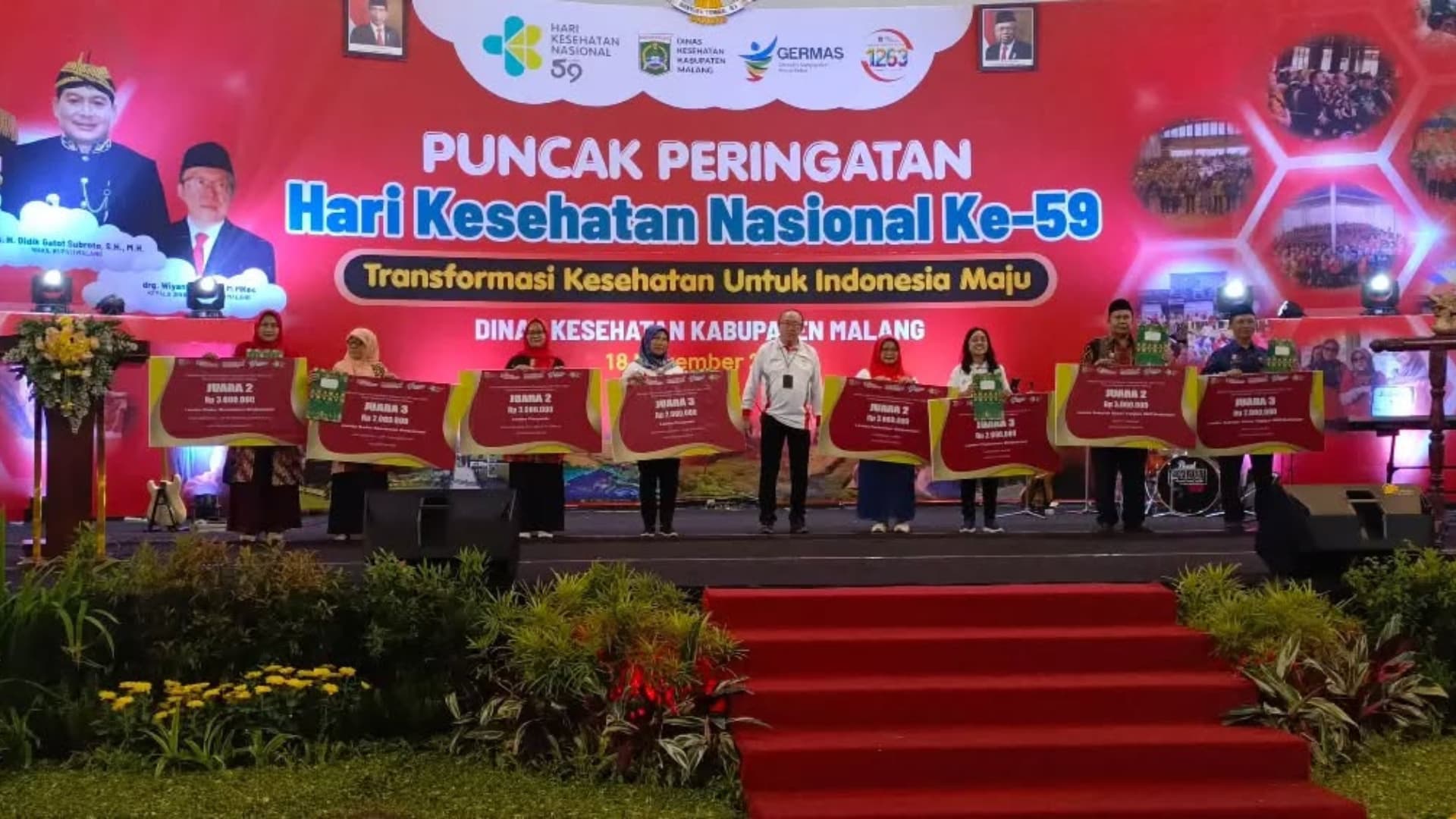 SMPN 2 Kepanjen Raih Juara 3 Lomba Sekolah Sehat Tingkat Kabupaten Malang di HKN ke-59
